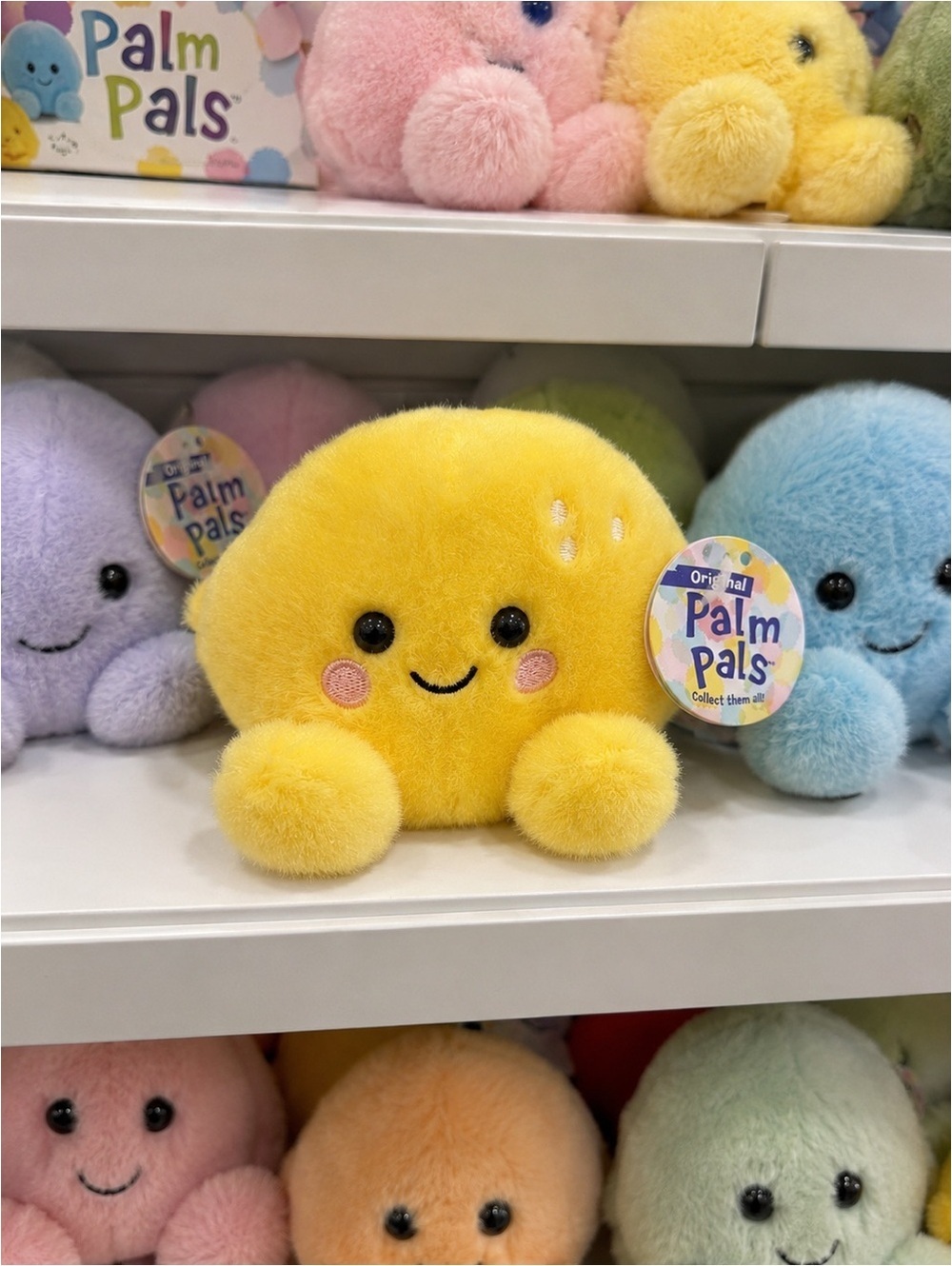 Palm Pals Lemon Plush Yellow Citrus Stuffed Toy NWT Collectible